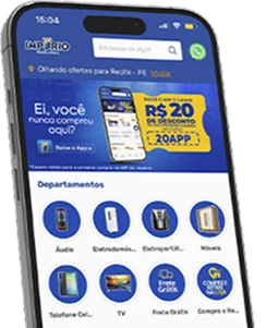 App Império aberto no celular